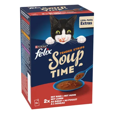 Purina Felix Soup Time Filetti 6x48g