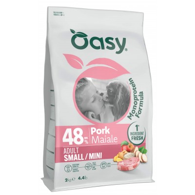 Oasy Dog Monoprotein Adult Small/Mini Maiale