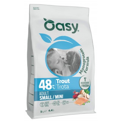 Oasy Dog Monoprotein Adult Small/Mini Trota