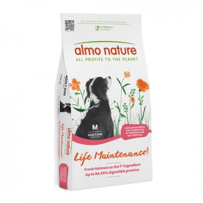 Almo Nature Life Mantenance Medium Adult Salmone 12kg