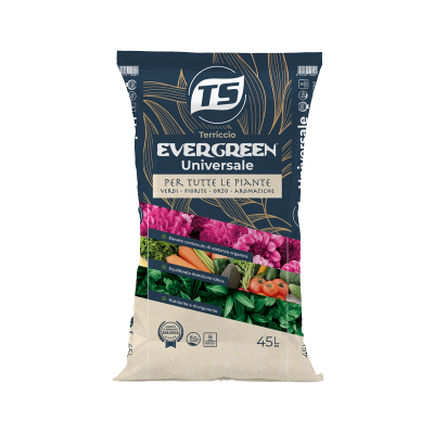TS Turco Silvestro Terriccio Evergreen Universale per Fiori e Piante 45l