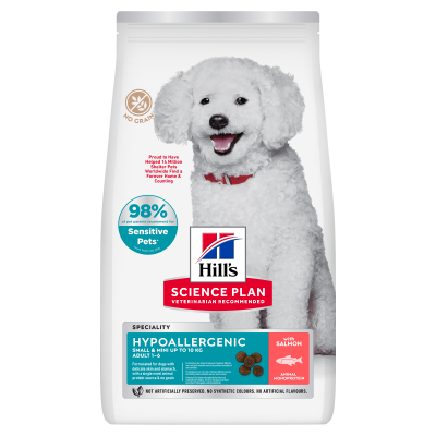 Science Plan Canine Small&Mini Adult Hypoallergenic Salmone