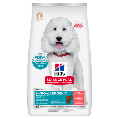 Hill's Science Plan Medium Adult Hypoallergenic Salmone