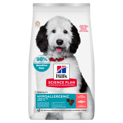 Hill's Science Plan Large Adult Hypoallergenic Salmone 14kg