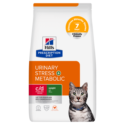 Hill's Prescription Diet Feline C/D Urinary Stress + Metabolic crocchetta
