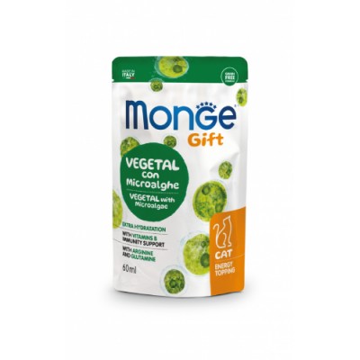 Monge Gift Gatto Energy Topping All Life Stage Vegetal con Micoralghe 60ml