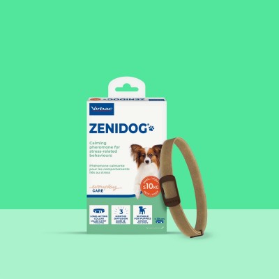 Virbac Zenidog Collare Antistress con Feromoni Calmanti per Cani