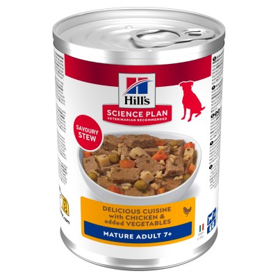 ill's Science Plan Mature Adult 7+ Stew Pollo e Vedure Lattina 370g
