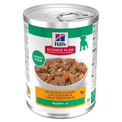 Hill's Science Plan Puppy Stew Pollo e Verdure Lattina 363g