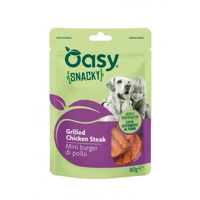 Oasy Dog Snacky Mini Burger di Pollo 80g