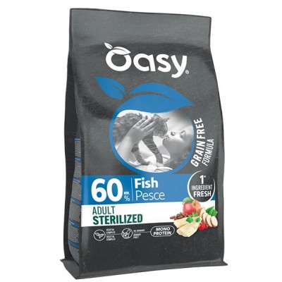 Oasy Cat Grain Free Sterilized Pesce