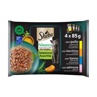 Sheba Nature's Collection in Salsa Multipack 4 x 85g
