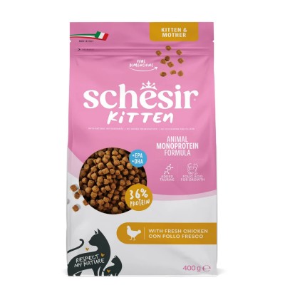 Schesir Cat Dry Kitten Ricco in Pollo