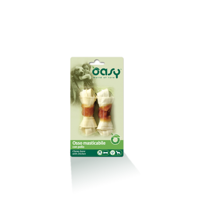Oasy Dog Snack Osso Masticabile Pollo Medium 56g